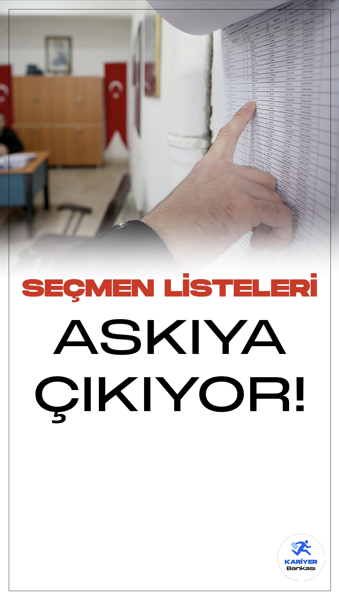Türkiye'de 31 Mart Yerel Seçim Takvimi İlerliyor: Seçmen Listeleri Bugün Askıya Çıkıyor.31 Mart yerel seçimleri için geri sayım devam ediyor. Bugün, seçmen listeleri muhtarlıklarda askıya çıkarılacak.