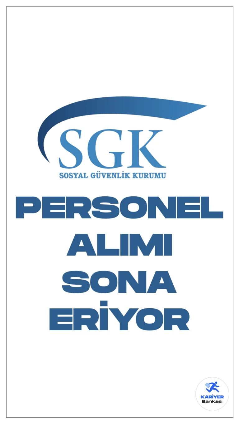 Sosyal Güvenlik Kurumu 46 Personel Alımı Başvurularında Son Saatler.Cumhurbaşkanlığı SBB’de yayımlanan duyuruda, Sosyal Güvenlik Kurumu Başkanlığına (SGK) programcı ve çözümleyici pozisyonlarında  personel alımı yapılacağı aktarıldı. Başvurular bugün sona erecek. Başvuru yapacak adayların belirtilen genel ve özel şartları taşıması gerekmektedir.