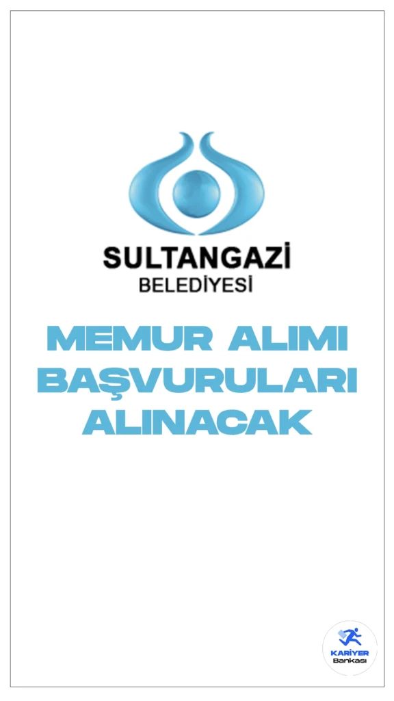 Sultangazi Belediyesi 30 Memur Alımı Başvuruları Alınacak.Cumhurbaşkanlığı Strateji ve Bütçe Başkanlığı Kamu ilan sayfasında yayımlanan duyuruda, Sultangazi Belediyesine zabıta memuru alımı yapılacağı aktarıldı. Başvurular bugün(23 Ocak) itibarıyla başladı. Başvuru yapacak adayların belirtilen şartları taşıması gerekmektedir.