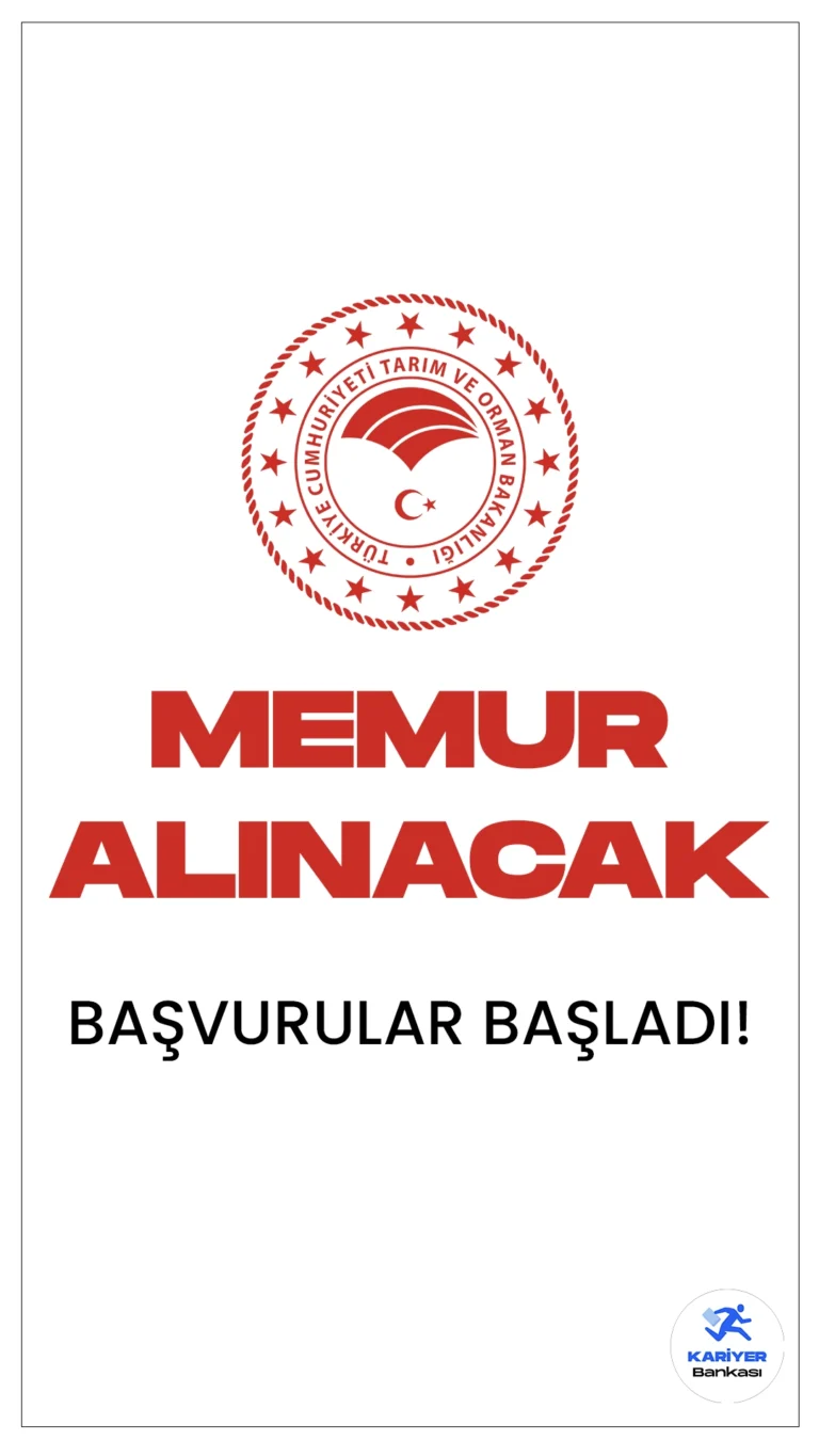 Tarım ve Orman Bakanlığı 158 Memur Alımı Başvuruları Alınacak.Cumhurbaşkanlığı SBB'de ve Bakanlık sayfasından yayımlanan duyurulara göre, Tarım ve Orman Bakanlığına sınavla uzman yardımcısı alımı yapılacak. Başvurular bugün(8 Ocak) itibarıyla başladı. Başvuru yapacak adayların genel ve özel şartları dikkatle incelemesi gerekmektedir.