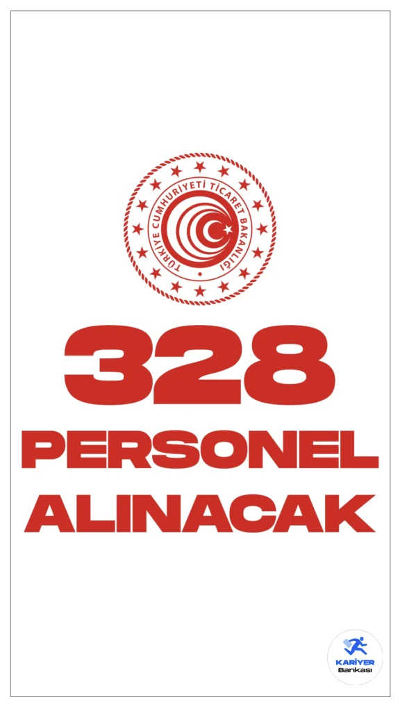 Ticaret Bakanlığı personel alımı duyurusu yayımlandı. Cumhurbaşkanlığı Strateji ve Bütçe Başkanlığı Kamu ilan sayfasında yayımlanan duyuruya göre, Ticaret Bakanlığına temizlik, şoför, temizlik-basit bakım onarım olmak üzere destek personeli, koruma ve güvenlik güvenlik görevlisi alımı yapılacak. Başvuru yapacak adayların genel şartların yanı sıra, özel şartları da sağlaması gerekmektedir.