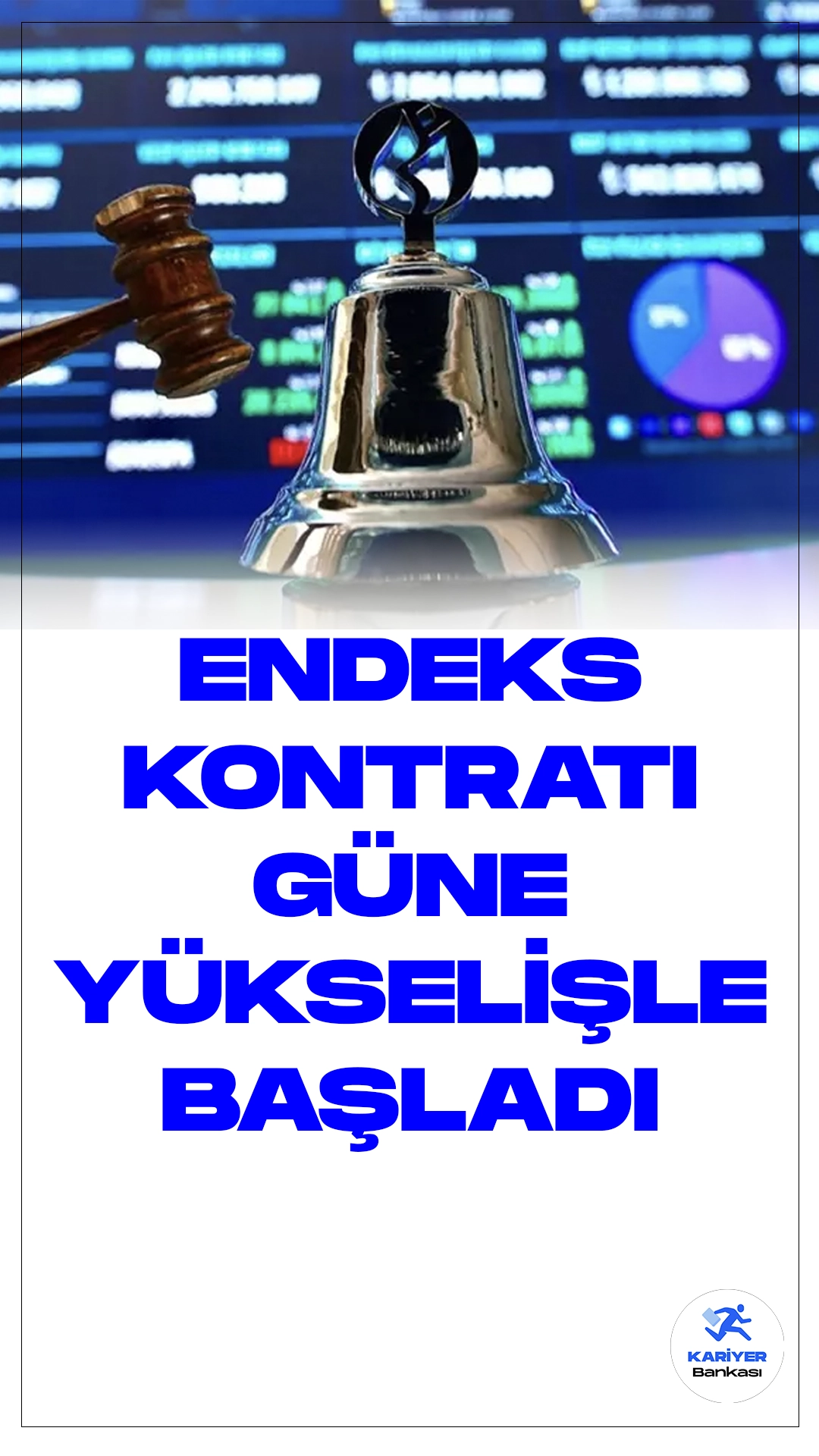 Borsa İstanbul Vadeli İşlem ve Opsiyon Piyasası'nda (VİOP) Endeks Kontratı Güne Artışla Başladı.Borsa İstanbul Vadeli İşlem ve Opsiyon Piyasası'nda (VİOP) işlem gören aralık vadeli BIST 30 endeks kontratı, güne yüzde 0,1'lik bir artışla 8.480,00 puandan başladı.