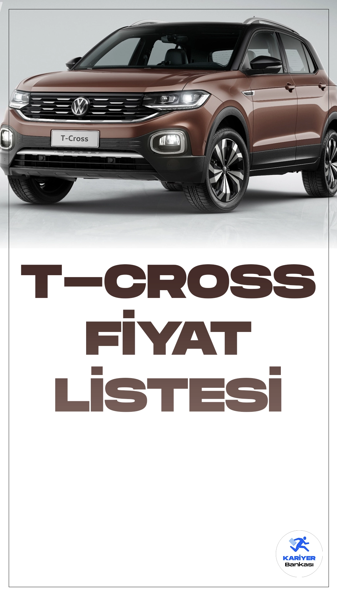 Volkswagen T-Cross Ocak 2024 Fiyat Listesi Yayımlandı. Alman otomobil üreticisi Volkswagen, kompakt SUV segmentindeki iddiasını güçlendirmek için T-Cross modelini tanıttı. Yenilikçi tasarımı ve şehir içi kullanıma uygun özellikleriyle dikkat çeken T-Cross, kompakt boyutlarına rağmen geniş iç mekanıyla sürücülere ferah bir deneyim sunuyor.