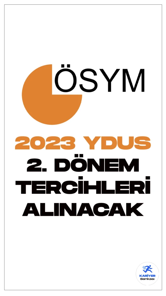 2023 YDUS 2. Dönem Tercihleri Alınacak. ÖSYM sayfasından yayımlanan son dakika duyurusunda, 2023 Tıpta Yan Dal Uzmanlık Eğitimi Giriş Sınavı (2023-YDUS 2. Dönem) tercih işlemleri, 21-28 Şubat 2024 tarihleri arasında yapılacağı aktarıldı.