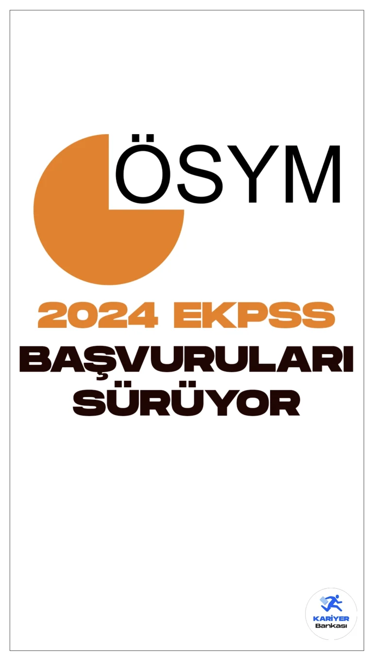 2024 EKPSS Başvuruları Sürüyor.ÖSYM sayfasından yayımlanan duyuruda, 2024 Engelli Kamu Personeli Seçme Sınavı (2024-EKPSS) için kılavuz ve başvuru bilgilerinin yayımlandığı aktarılırken, başvuruların 12 Şubat itibarıyla alınmaya başladığı kaydedildi. 2024 EKPSS için başvurular 29 Şubat'a kadar sürecek. 2024 Engelli Kamu Personeli Seçme Sınavı (2024-EKPSS) ise 28 Nisan 2024 tarihinde uygulanacak. Kılavuz ve başvuru bilgilerine dair detaylar haberimizde.