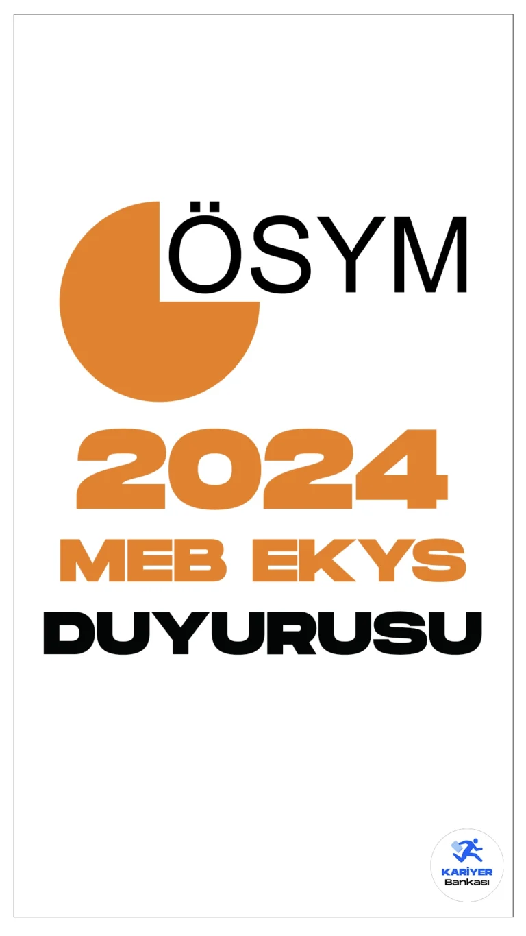 2024 MEB EKYS Sınava Giriş Belgeleri Erişime Açıldı. ÖSYM sayfasından yayımlanan son dakika duyurusunda, 18 Şubat 2024 tarihinde uygulanacak olan 2024 Millî Eğitim Bakanlığı Eğitim Kurumlarına Yönetici Seçme Sınavı’na (2024-MEB-EKYS) başvuran adayların, sınava girecekleri bina/salonlara atanma işlemleri tamamlandığı aktarıldı.