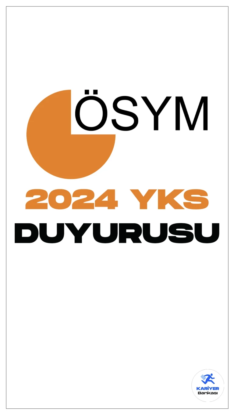 2024 YKS “Sıkça Sorulan Sorular” Yayımlandı. ÖSYM sayfasından yayımlanan son dakika duyurusunda, 2024 Yükseköğretim Kurumları Sınavı’na (2024-YKS) ilişkin “Sıkça Sorulan Sorular"ın yayımlandığı aktarıldı.