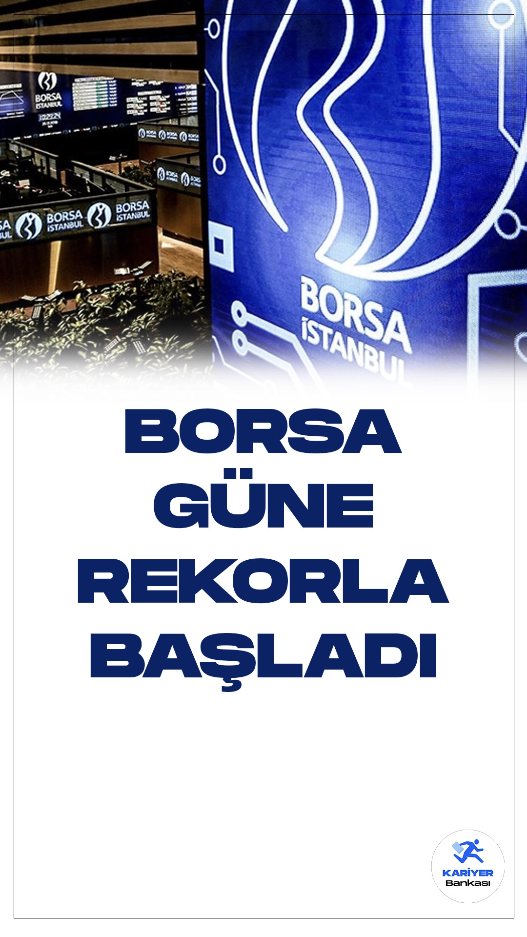 Borsa, tarihi bir rekorla güne başladı. Borsa İstanbul'da BIST 100 endeksi, güne yüzde 0,39'luk bir yükselişle tüm zamanların en yüksek seviyesi olan 8.810,69 puandan açıldı.