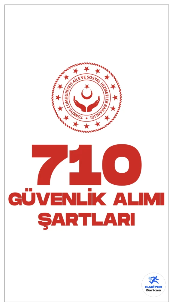 Aile Bakanlığı güvenlik görevlisi alımı başvuruları sürüyor. Başvuru şartları ve başvuru sayfasına dair detaylar Kariyerbankasi.net'in bu haberinde.