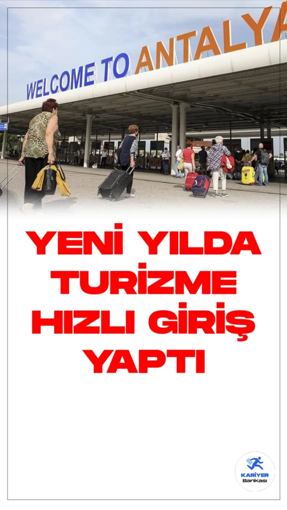 Antalya Yeni 2024'de Turizme Hızlı Giriş Yaptı.Antalya turizm açısından 2024'e hızlı bir başlangıç yaptı ve geçen yıl elde ettiği tüm zamanların rekorunu kırdı. 16 milyon 84 bin ziyaretçi sayısı ve turizm gelirindeki bu artış, kentin cazibesinin ve çekiciliğinin giderek arttığını gösteriyor. Dünya genelinden turistleri kendine çeken Antalya, 2023'te olduğu gibi, bu yıl da hareketliliğini sürdürmekte.