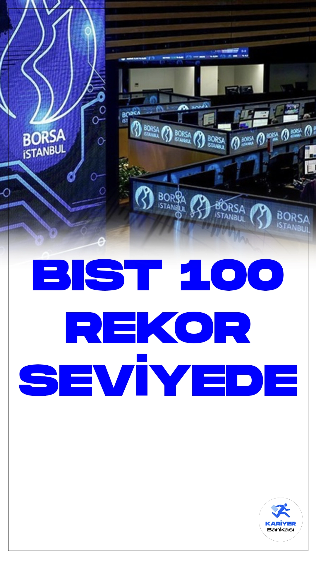 Borsa İstanbul'da BIST 100 Endeksi Rekor Seviyede.Borsa İstanbul'da BIST 100 endeksi, günün ilk yarısında 9.404,11 puanla rekor seviyeyi gördü. Sektör endeksleri arasında en fazla kazandıran ise %3,92 ile menkul kıymet yatırım ortaklığı oldu.