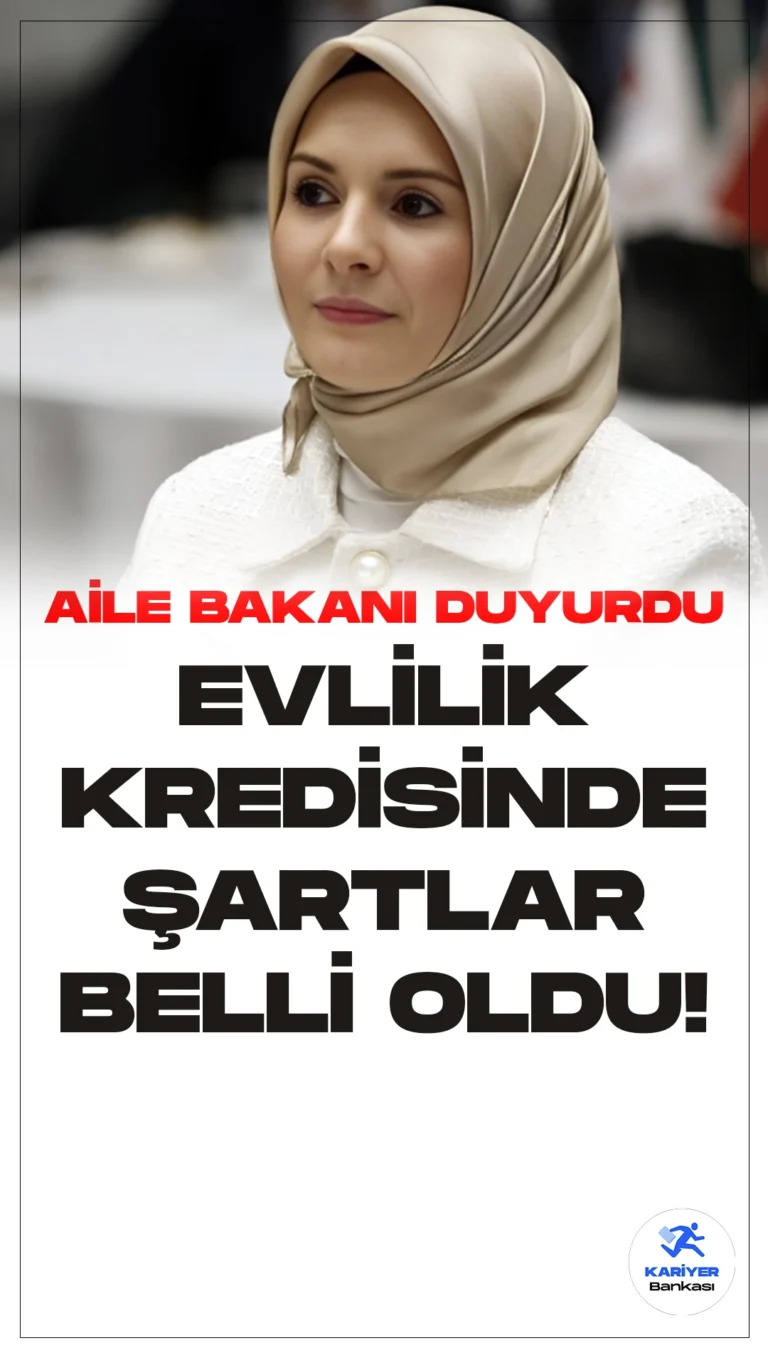 Evlilik Kredisi Başvuru Şartları Belli Oldu!Aile ve Sosyal Hizmetler Bakanı Mahinur Özdemir Göktaş, "Aile ve Gençlik Fonu'nu oluştururken uluslararası standartlardan yararlandık. Ancak deprem bölgesi için özel şartlar belirledik ve esneklik sağladık. Gelecekte ise programı tüm gençlerimizi kapsayacak şekilde Türkiye geneline yaygınlaştıracağız" dedi.