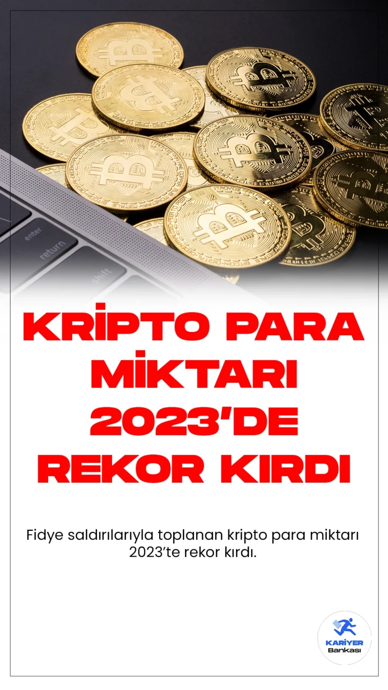 Fidye Saldırılarıyla Toplanan Kripto Para Miktarı 2023’te Rekor Kırdı.ABD merkezli blok zincir analiz şirketi olan Chainalysis’in raporuna göre 2023 yılında kripto para ile ilişkili fidye ödemeleri neredeyse iki katına çıkarak 1 milyar dolara ulaştı ve rekor kırdı.