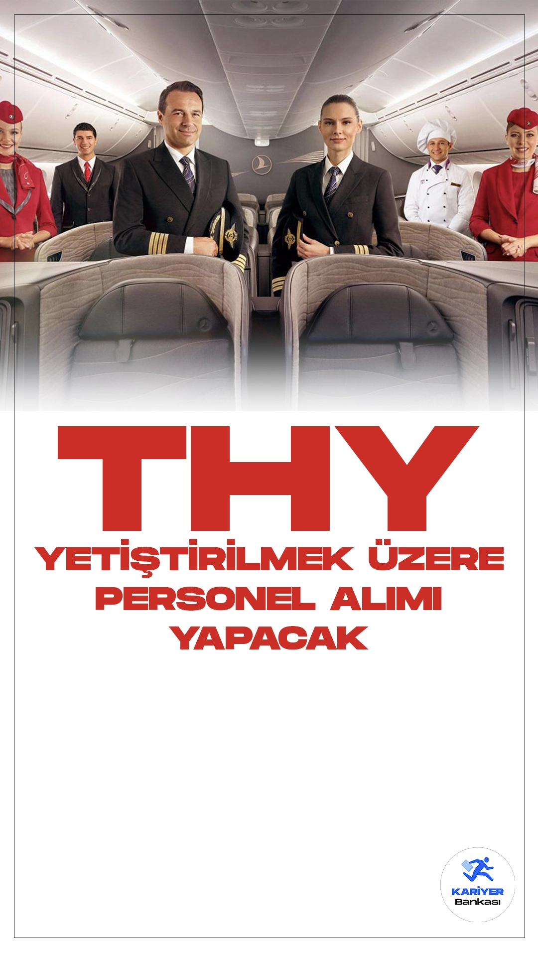 Türk Hava Yolları (THY) Yetiştirilmek Üzere 2. Pilot Aday Adayı Alacak. THY kariyer sayfasından yetiştirilmek üzere yeni personel alımı duyurusu yayımlandı. Yayımlanan duyuruda aşağıdaki ifadeler yer aldı.