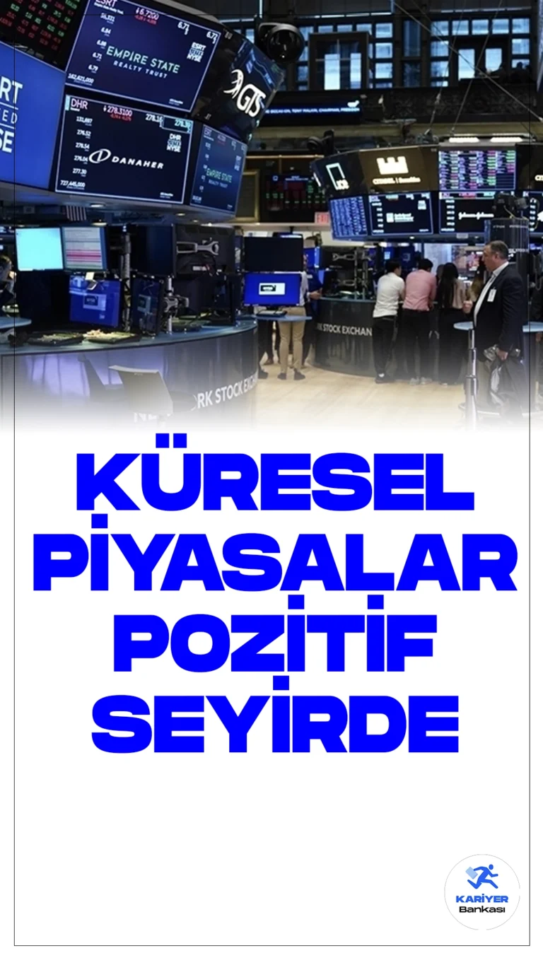 Küresel Piyasalar Pozitif Seyrediyor.Küresel piyasalarda, ABD Merkez Bankası'nın (Fed) olası faiz indirimleri beklentileriyle birlikte pozitif bir seyir hakim. ABD'de enflasyonun beklentileri aşmasına rağmen, Fed'in faiz indirimine haziranda başlayabileceği yönündeki söylemler yatırımcıların ilgisini çekiyor.