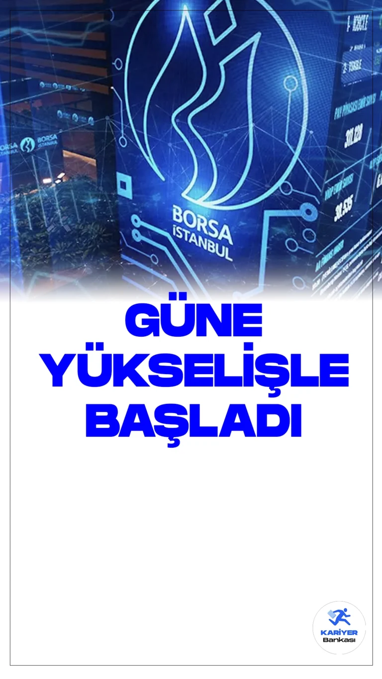 Borsa Güne Yükselişle Başladı: BIST 100 Endeksi 8.941,46 Puandan Açıldı.Borsa İstanbul'da işlem gören BIST 100 endeksi bugün güne yüzde 0,35'lik bir artışla, 8.941,46 puandan başladı. Önceki kapanışa göre 31,23 puanlık bir yükseliş yaşandı. Bankacılık endeksi yüzde 0,37, holding endeksi ise yüzde 0,22 değer kazandı. Sektörler arasında en yüksek kazancı yüzde 1,13 ile spor sektörü elde ederken, en büyük düşüşü yüzde 0,76 ile menkul kıymet yatırım ortaklığı yaşadı.