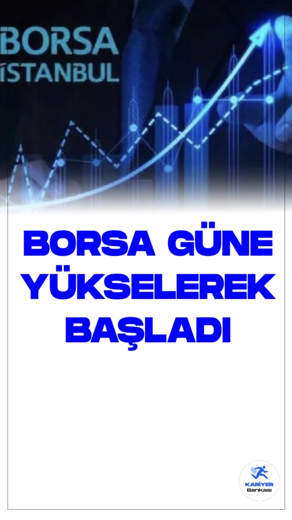 Borsa İstanbul'da Güne Yükselişle Başlangıç.Borsa İstanbul'da işlem gören BIST 100 endeksi, güne yüzde 0,21'lik bir yükselişle 8.901,86 puandan başladı.