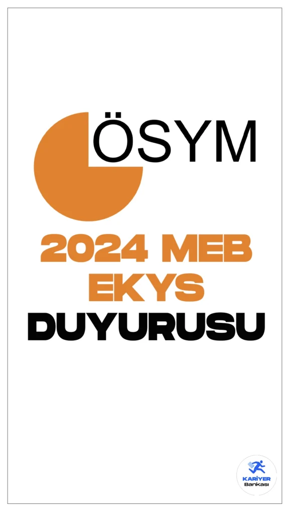 2024 MEB EKYS: Sınav Sonuçları Açıklandı.ÖSYM sayfasından yayımlanan son dakika duyurusunda, 18 Şubat 2024 tarihinde uygulanan 2024 Millî Eğitim Bakanlığı Eğitim Kurumlarına Yönetici Seçme  Sınavı’nın (2024-MEB-EKYS) değerlendirme işlemlerinin tamalandığı aktarıldı. Adayların sınav sonuçlarına ÖSYM'nin ais.osym.gov.tr adresi üzerinden erişebilecekleri kaydedildi.