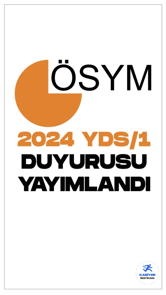 2024 YDS/1 Sınava Giriş Belgeleri Erişime Açıldı. ÖSYM sayfasından yayımlanan son dakika duyurusunda, 24 Mart 2024 tarihinde uygulanacak olan 2024 Yabancı Dil Bilgisi Seviye Tespit Sınavı’na (2024-YDS/1) başvuran adayların, sınava girecekleri bina/salonlara atanma işlemleri tamamlandığı aktarıldı.