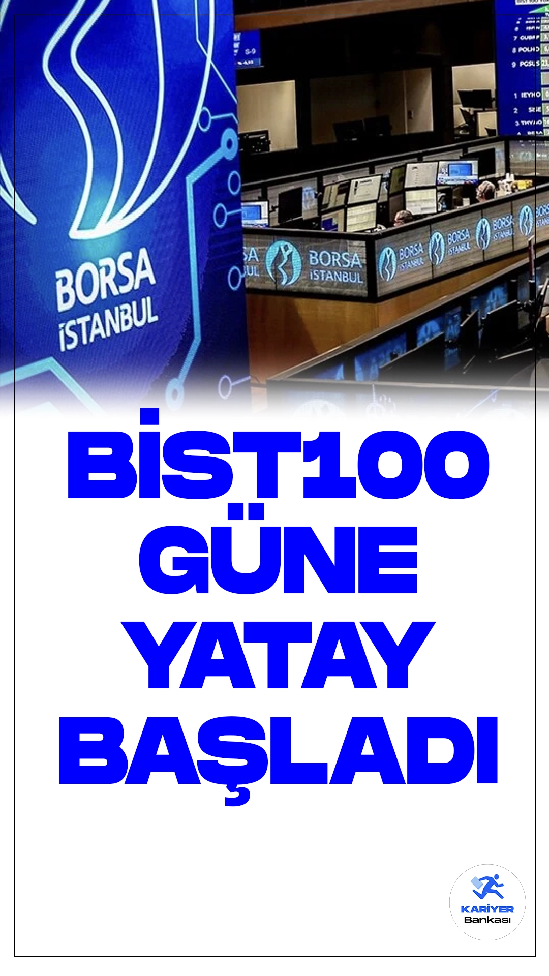 BIST 100 Güne Yatay Başladı: Piyasa İzleniyor.Borsa İstanbul'da işlem gören BIST 100 endeksi, güne yatay bir seyirle 9.029,50 puandan başladı. Açılışta BIST 100 endeksi, önceki kapanışa göre 0,12 puan değer kazanarak 9.029,50 puana çıktı.