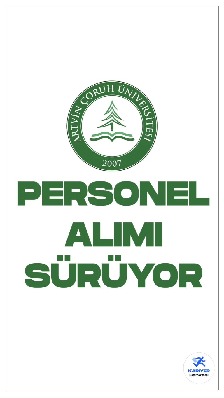 Artvin Çoruh Üniversitesi 11 Personel Alımı Sürüyor.Resmi Gazete’de yayımlanan duyuruda, Artvin Çoruh Üniversitesine büro personeli, mühendis, diyetisyen, teknisyen, destek personeli(temizlik görevlisi) ünvanlarında sözleşmeli personel alımı yapılacağı aktarıldı. Başvuru işlemleri 15 Mart 2024 tarihine kadar sürecek. İşte şartlar ve başvuru bilgileri..