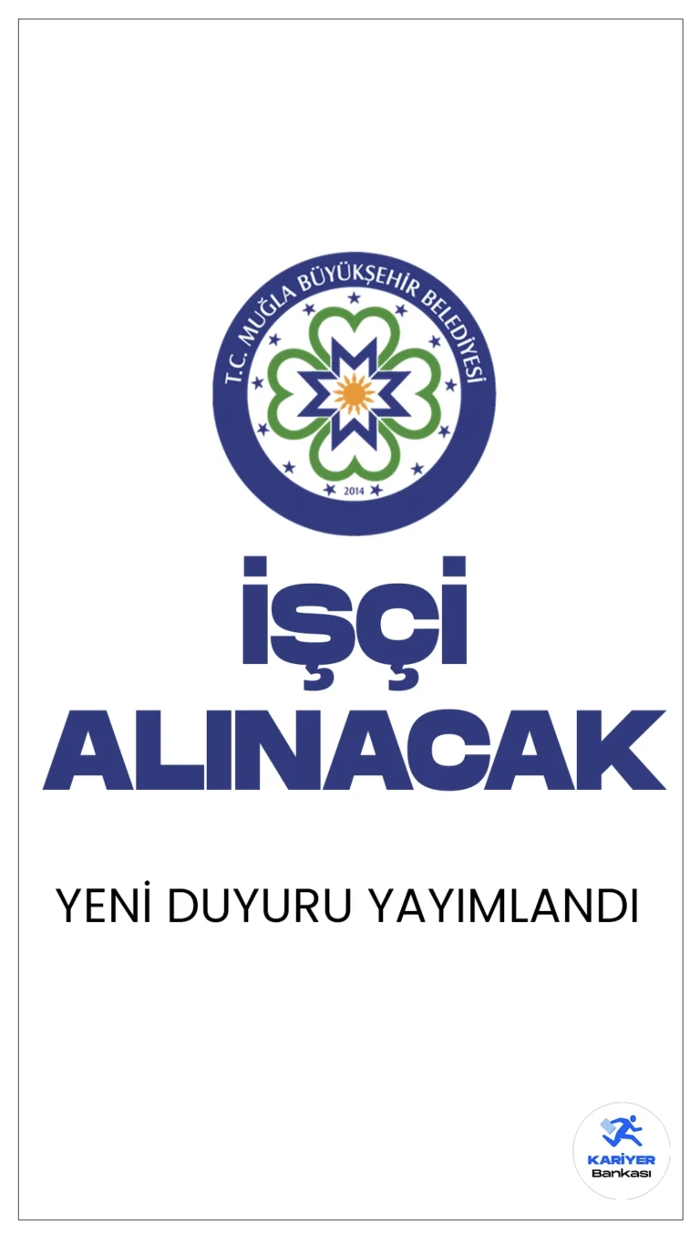Muğla Büyükşehir Belediyesi 29 İşçi Alımı Yapacak. İlgili alım duyurusuna göre, Muğla Büyükşehir Belediyesine geçici işçi alımı yapılacak. Başvurular 12 Mart itibarıyla alınacak. Başvuru yapacak adayların belirtilen şartları sağlaması gerekmektedir.İşte şartlar ve başvuru bilgileri...
