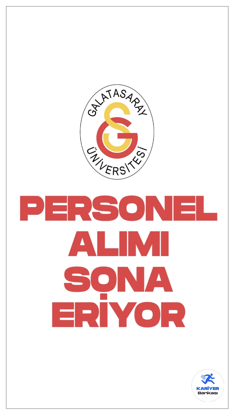 Galatasaray Üniversitesi 12 Personel Alımı Sona Eriyor.Resmi Gazete’de yayımlanan duyuruya göre, Galatasaray Üniversitesine destek personeli(temizlik görevlisi, şoför), koruma ve güvenlik görevlisi, büro personeli ve teknisyen(bilgisayar) ünvanlarında sözleşmeli personel alımı yapılacak. Başvurular yarın sona eriyor.İşte şartlar ve kontenjanlar…