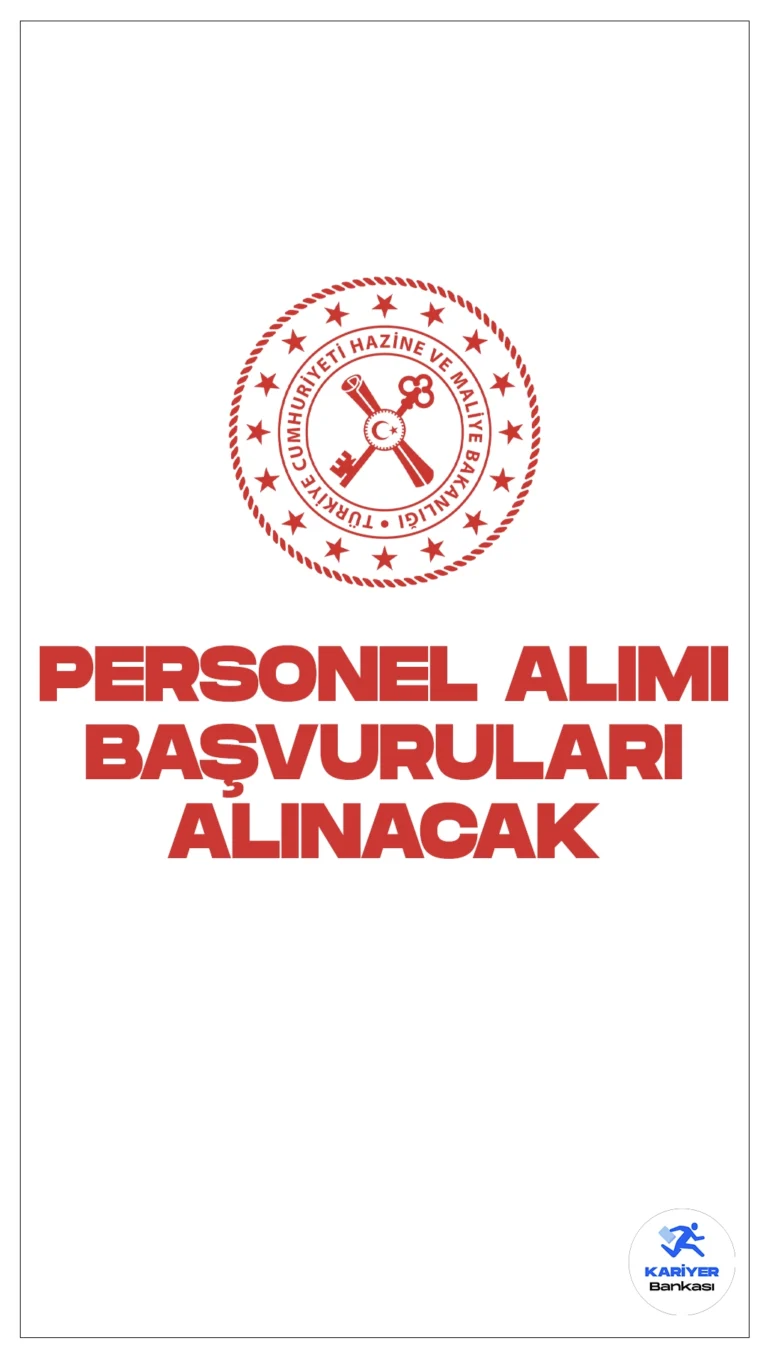 Hazine ve Maliye Bakanlığı (HMB) 400 Personel Alımı Başvuruları Alınacak.Resmi Gazete’de yayımlanan duyuruya göre, Hazine ve Maliye Bakanlığına 400 personel alımı yapılacak. Başvurular bugün(4 Mart) itibarıyla başladı. Başvuru yapacak adayların genel şartların yanı sıra, özel şartlarıda sağlaması gerekmektedir.