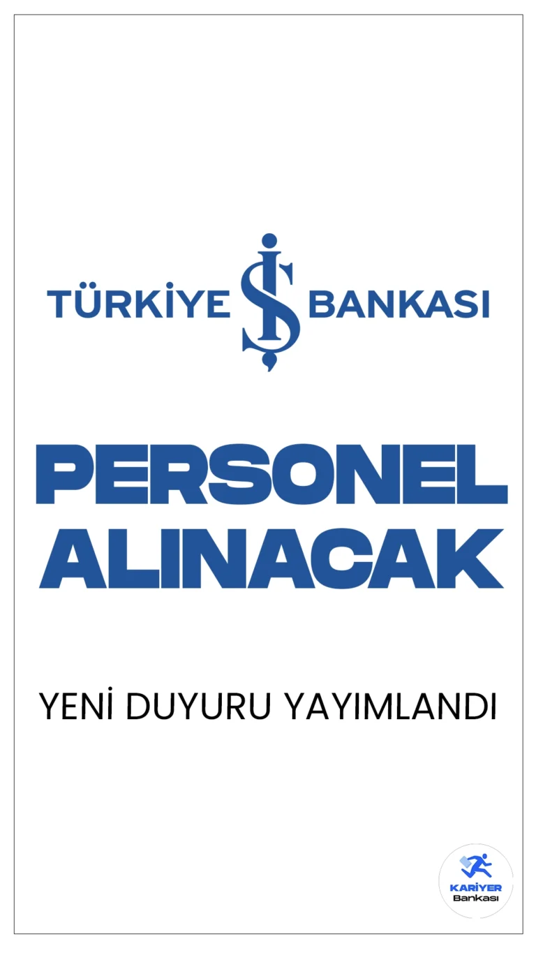 İş Bankası Yeni Personel Alımı Yapacak! Duyuru Yayımlandı.Türkiye İş Bankası sayfasından yayımlanan duyuruda, İnşaat ve Gayrimenkul Yönetimi Bölümü Ankara lokasyonunda "İnşaat Mühendisi" pozisyonu için personel alımı yapılacağı aktarıldı. Başvuru yapacak adayların belirtilen şartları taşıması gerekmektedir. İşte şartlar ve başvuru sayfası...
