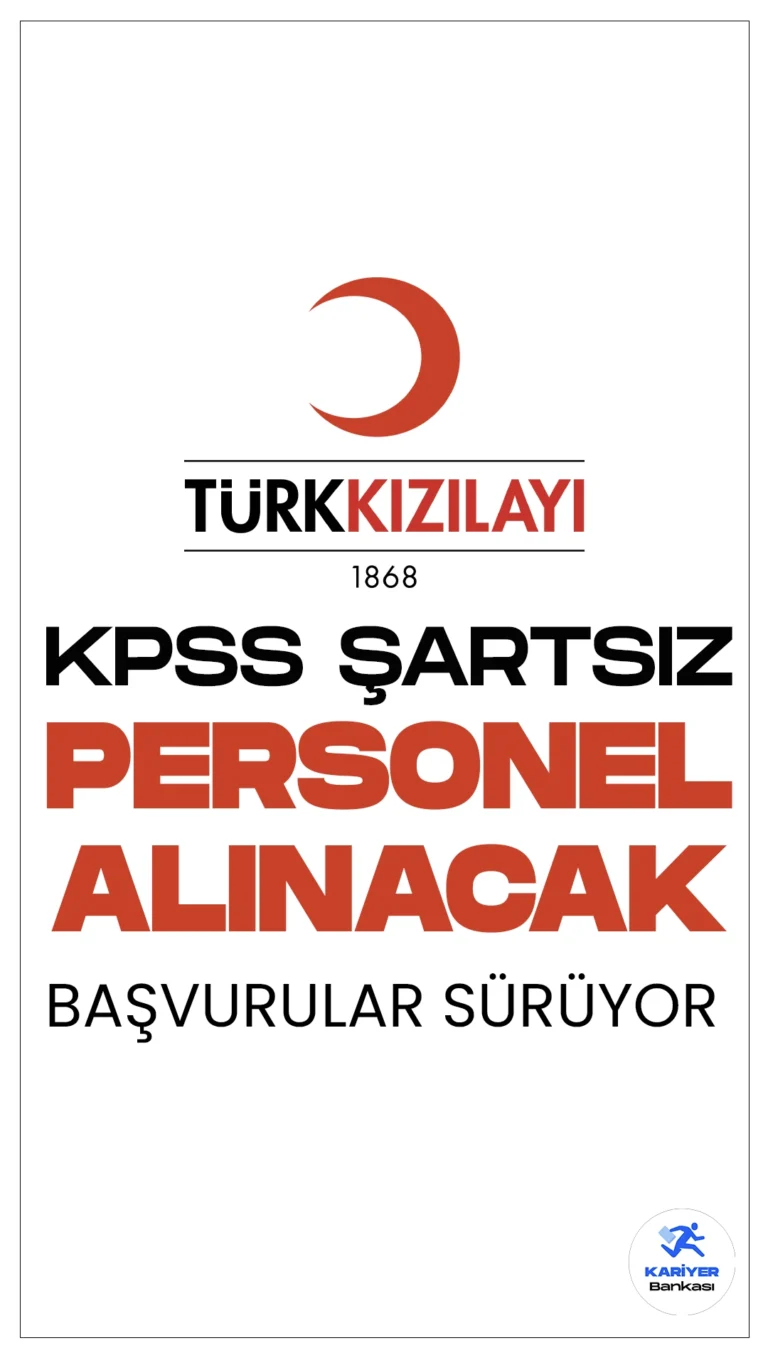 Kızılay Personel Alımı Başvuruları Sürüyor.Kızılay Kariyer sayfasından yayımlanan duyurulara göre, Kızılay’a uluslararası bölge uzmanı, hemşire, biyomedikal uzmanı, çağrı merkezi operatörü, grafik tasarım uzmanı, anestezi ve reanimasyon uzmanı, yenidoğan yoğun bakım hemşiresi, doktor pozisyonları için personel alımı başvuruları devam ediyor.