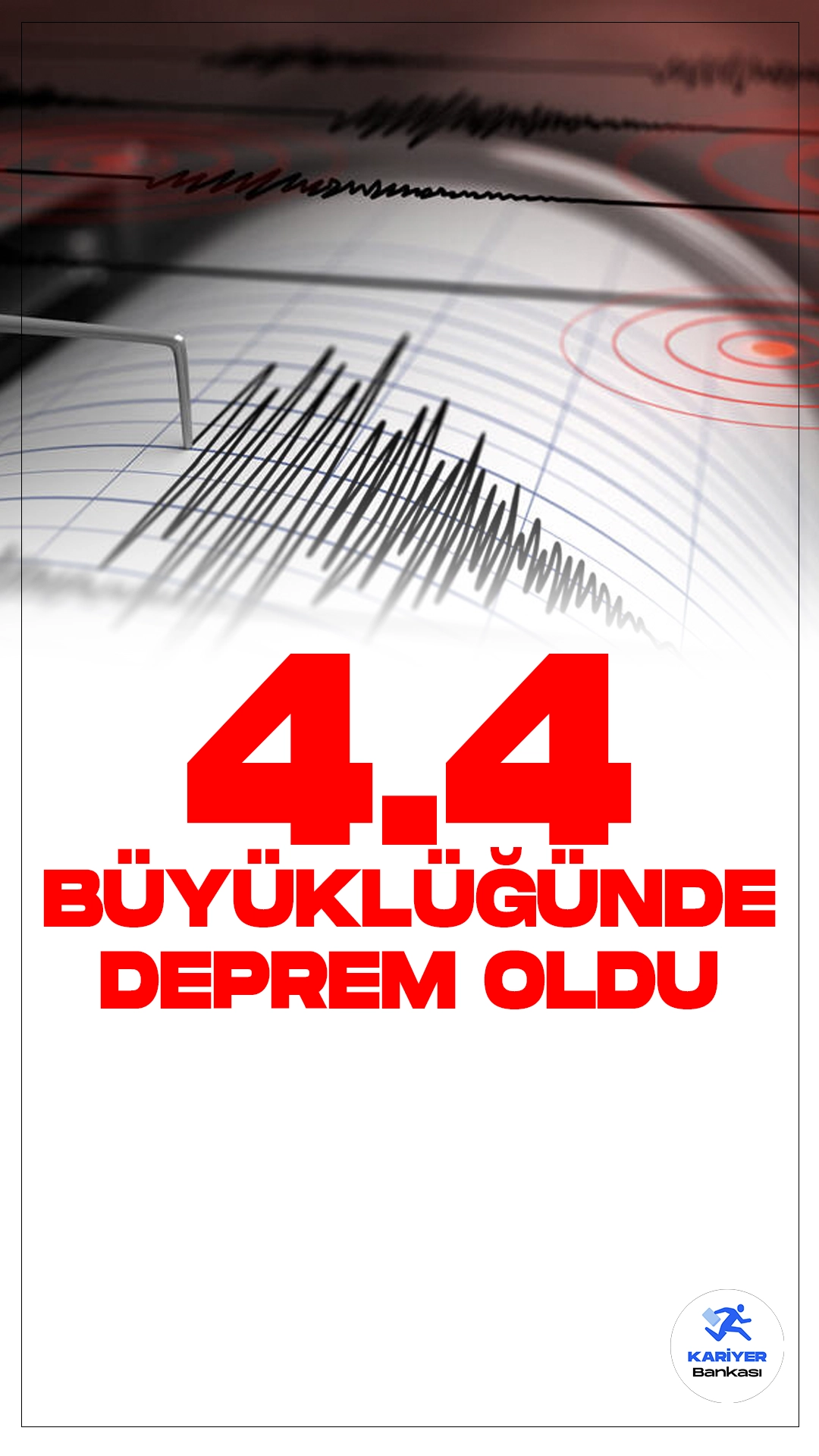 Malatya'da 4.4 Büyüklüğünde Deprem Oldu.İçişleri Bakanlığı Afet ve Acil Durum Yönetimi Başkanlığı Deprem Dairesi tarafından yayımlana son dakika verilerine göre, Malatya'nın Doğanşehir ilçesinde 4.4 büyüklüğünde deprem meydana geldiği kaydedildi.