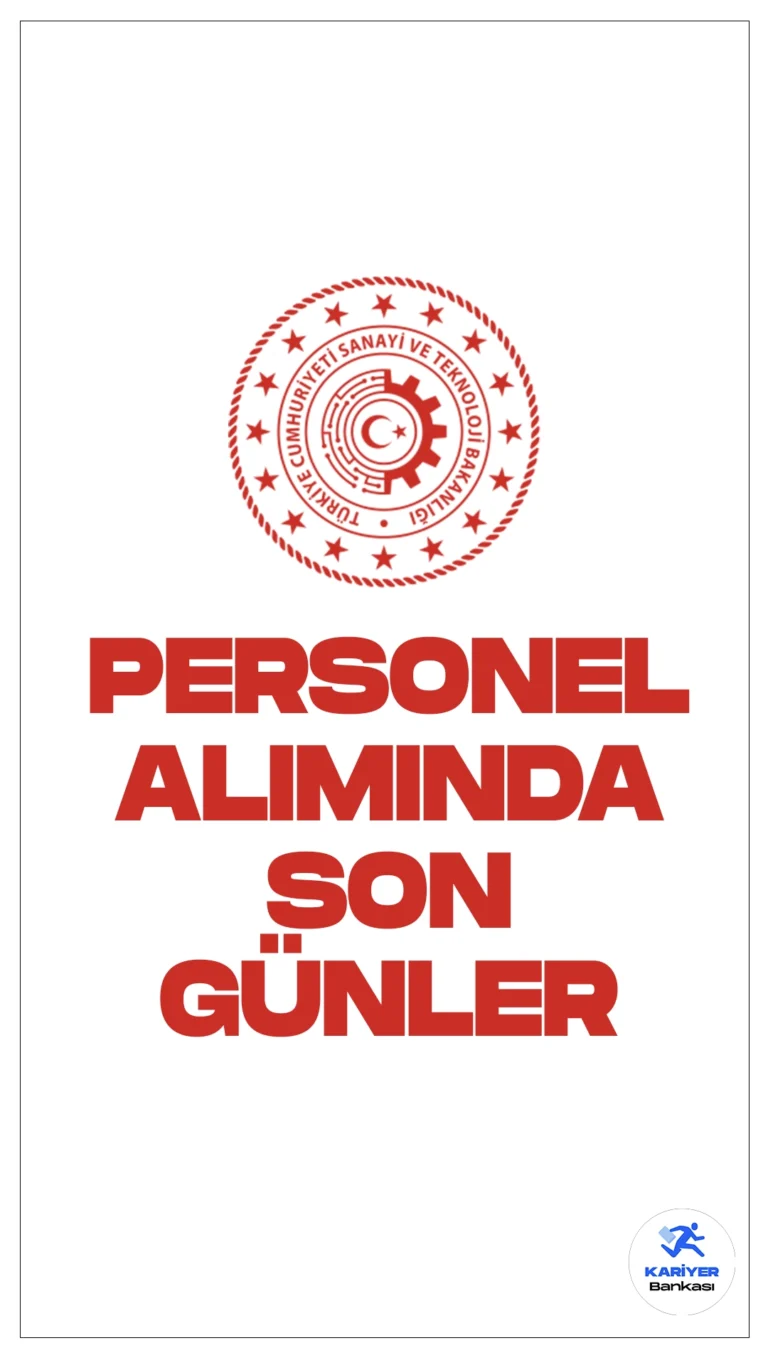 Sanayi ve Teknoloji Bakanlığı 142 Personel Alımı Başvurularında Son Günler.İlgili alım duyurusunda, Sanayi Bakanlığına büro personeli, destek personeli, koruma ve güvenlik görevlisi, mühendis ve avukat ünvanlarında sözleşmeli personel alımı yapılacağı aktarılmış, başvurular 15 Mart itibarıyla alınmaya başlamıştı. İşlemler 29 Mart 2024 tarihine kadar sürecek. Başvuru yapacak adaylarda yazılı ve sözlü sınav yapılmaksızın 2022 Kamu Personeli Seçme Sınavı Puanı (KPSS) (B) grubu puan sıralaması esas alınarak yerleştirme gerçekleştirilecek. Adayların her ünvan için belirtilen şartları taşıması gerekmektedir.