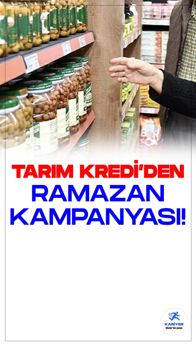 Tarım Kredi Ramazan Kampanyasını Duyurdu!Türkiye Tarım Kredi Kooperatifleri (Tarım Kredi), ramazan ayı kampanyasıyla Türkiye'nin tarımsal sektörüne önemli bir destek sunuyor. Kampanya kapsamında, 5 Mart-14 Nisan tarihlerinde fiyatları sabitleyecek ve tarımsal girdilerde indirim uygulayacak.