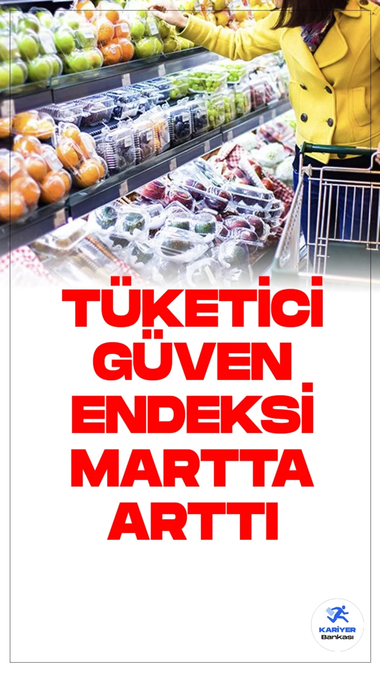 TÜİK Açıkladı: Mart Ayında Tüketici Güven Endeksi 79,4'e Yükseldi.Türkiye İstatistik Kurumu (TÜİK), mart ayına ilişkin tüketici güven endeksi verilerini yayınladı. Martta tüketici güven endeksi aylık bazda yüzde 0,02 artarak 79,4'e ulaştı.