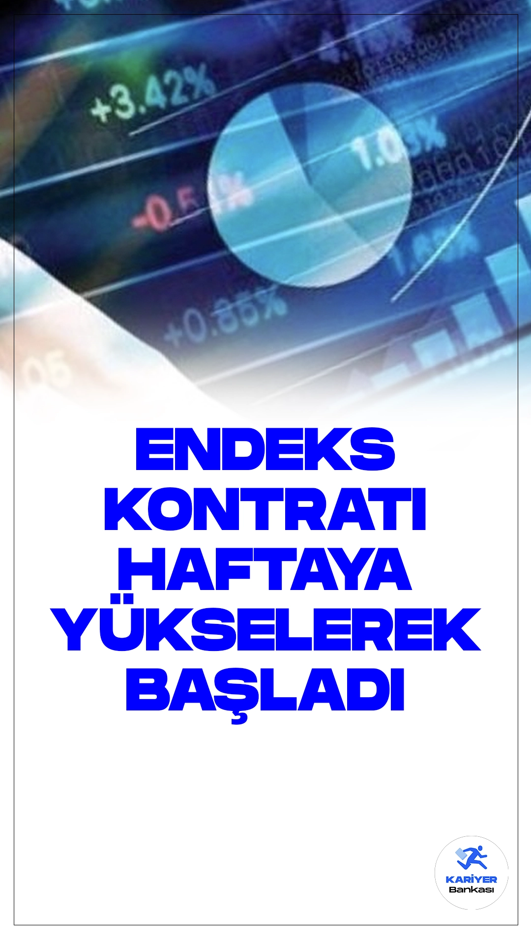 VİOP'ta Endeks Kontratı Haftaya Yükselişle Başladı.Borsa İstanbul Vadeli İşlem ve Opsiyon Piyasası'nda (VİOP) nisan vadeli BIST 30 endeksine dayalı kontrat, yeni haftaya yüzde 0,3 artışla 10.106,25 puandan başladı.
