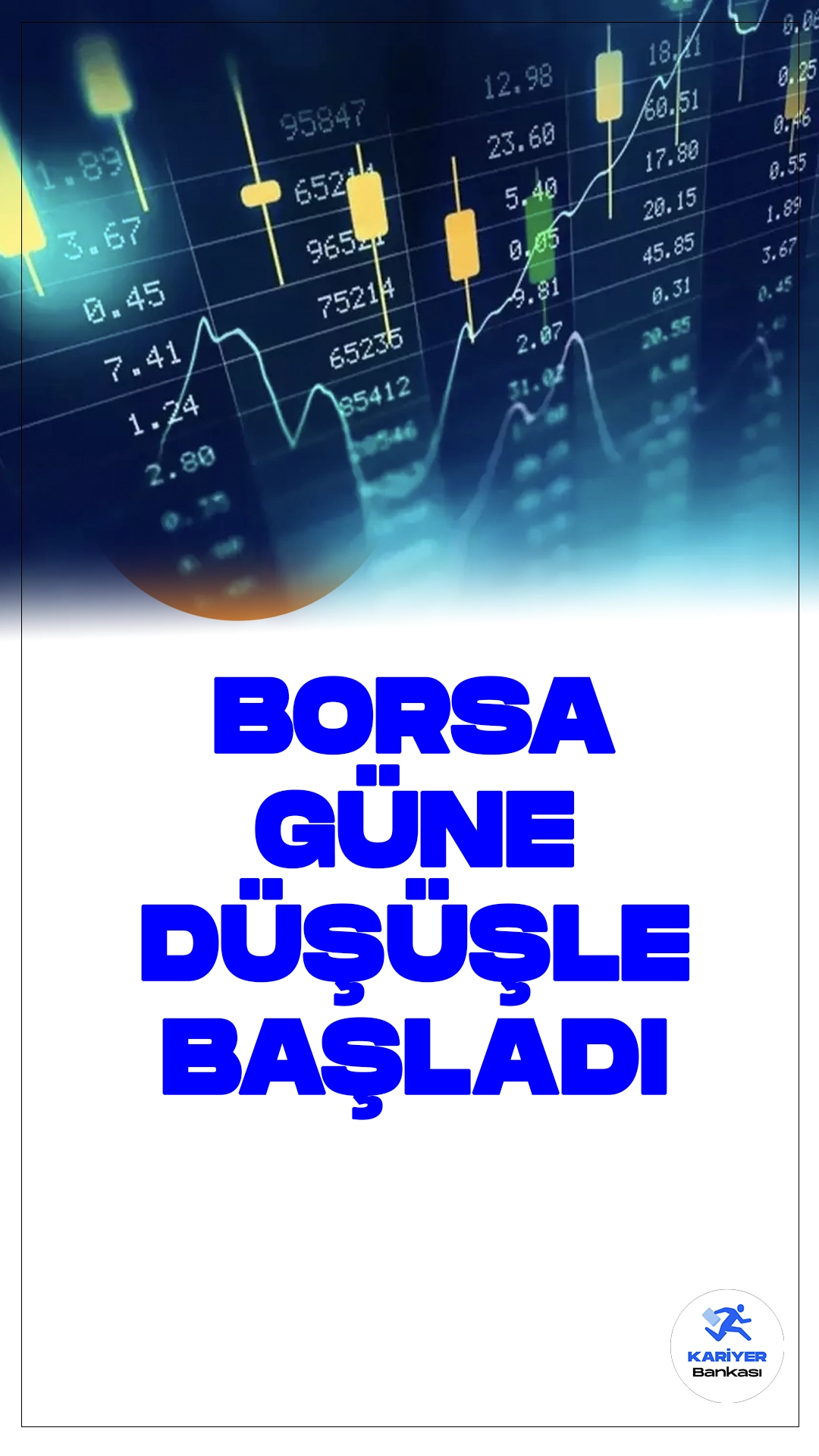 Borsa İstanbul'da Güne Düşüşle Başlangıç.Borsa İstanbul'da işlem gören BIST 100 endeksi, güne %0,98'lik bir düşüşle başladı. Açılışta endeks, önceki kapanışa göre 93,42 puanlık bir değer kaybı yaşayarak 9.431,16 puana geriledi.