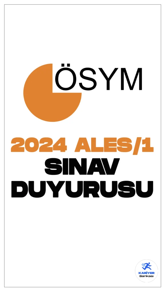 2024 ALES/1: Sınava Giriş Belgeleri Erişime Açıldı. ÖSYM sayfasından yayımlanan son dakika duyurusunda, 21 Nisan 2024 tarihinde uygulanacak olan 2024 Akademik Personel ve Lisansüstü Eğitimi Giriş Sınavı’na(2024-ALES/1) başvuran adayların sınav giriş belgelerinin erişime açıldığı aktarıldı.