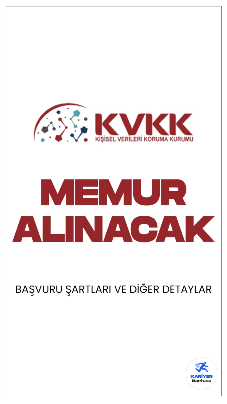 KVKK 15 Memur Alımı Yapacak. Resmi Gazete'de yayımlanan duyuruda, "Kişisel Verileri Koruma Kurumunda Genel İdare Hizmetleri Sınıfında açık bulunan 8. ve 9. dereceli kadrolarda görev yapmak üzere; 15 Kişisel Verileri Koruma Uzman Yardımcısı kadrosu için, 2022 ve 2023 yılı Kamu Personeli Seçme Sınavı (KPSS) sonuçlarına göre, 23/06/2024 tarihinde yazılı sınav yapılacaktır. Her grup için başvuruda bulunan adaylardan, KPSS puan sıralamasına göre en yüksek puandan başlamak üzere belirlenen boş kadro sayısının 20 katı kadar aday, yazılı sınava çağırılacaktır. Yapılan sıralama sonucunda son sıradaki aday ile eşit puana sahip diğer adaylar da yazılı sınava çağrılacaktır." ifadeleri yer aldı.