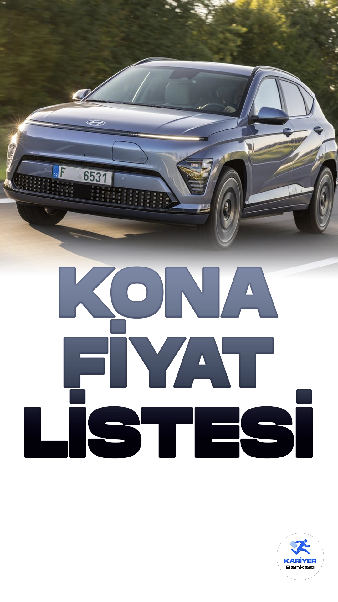 Hyundai Kona Nisan 2024 Fiyat Listesi Yayımlandı.Hyundai, kompakt SUV segmentinde iddialı bir isim olan Kona'nın yeni versiyonunu tanıttı. Yenilenen Kona, şık tasarımıyla dikkat çekerken, teknolojik özellikleri ve performansıyla da öne çıkıyor.