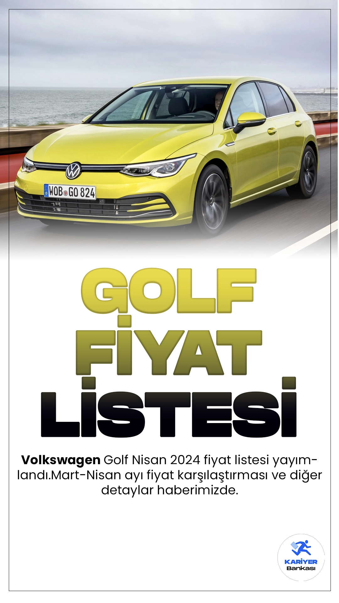 Volkswagen Golf Nisan 2024 Fiyat Listesi Yayımlandı.Volkswagen, otomotiv dünyasının öncü isimlerinden biri olarak, her yeni modelinde teknoloji ve konforu bir araya getirme konusunda çığır açmaya devam ediyor. Son olarak, efsanevi Golf serisinin yeni neslini sunuyor; ve bu yeni nesil, beklentileri bir kez daha aşıyor.