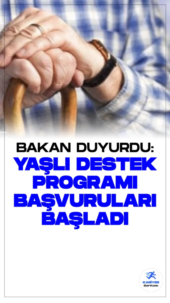 Bakan Göktaş Duyurdu: Yaşlı Destek Programı'na Başvurular Başladı.Aile ve Sosyal Hizmetler Bakanı Mahinur Özdemir Göktaş, yaşlıların korunması, desteklenmesi ve yaşamlarının kolaylaştırılması için kritik bir adım olan Yaşlı Destek Programı'nın (YADES 2024) başvurularının başladığını duyurdu. Yaşlıların yaşam kalitesini artırmayı hedefleyen bu program için 11 milyon 278 bin lira ödenek ayrıldığını belirtti.