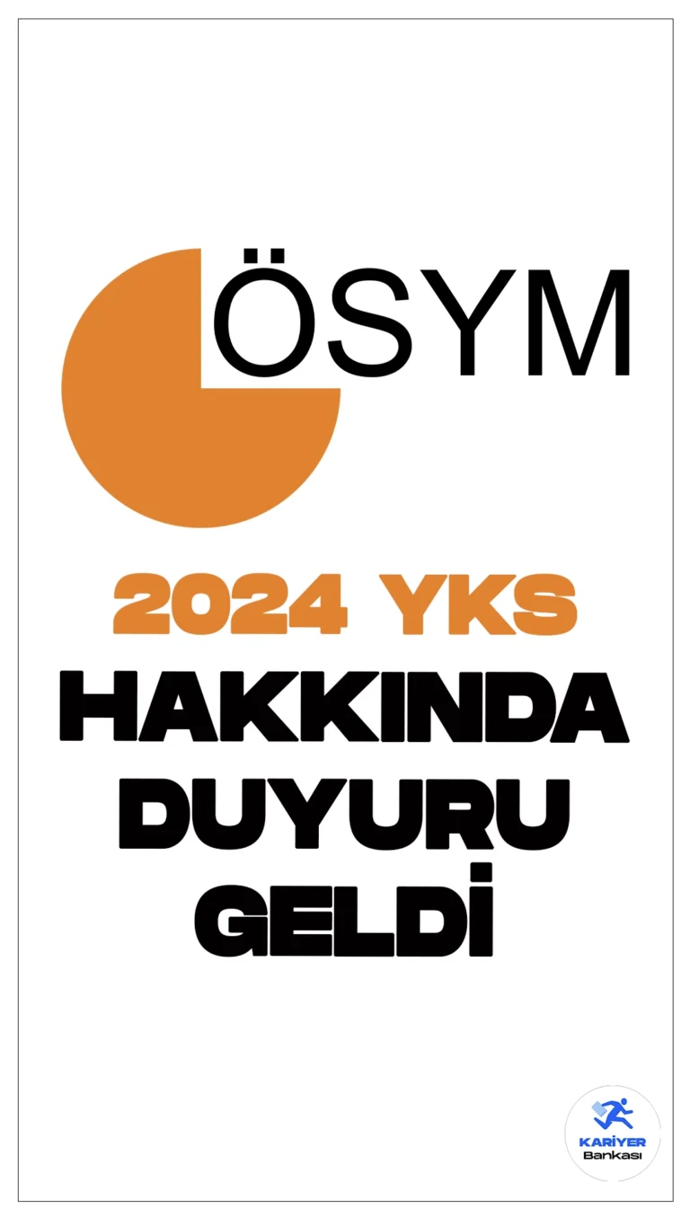 2024-YKS Sınav Giriş Belgeleri Erişime Açıldı. ÖSYM sayfasından yayımlanan son dakika duyurusunda, 8 Haziran 2024 tarihinde uygulanacak olan 2024-YKS 1. Oturum Temel Yeterlilik Testi (TYT), 9 Haziran 2024 tarihinde uygulanacak olan 2024-YKS 2. Oturum Alan Yeterlilik Testleri (AYT) ile 2024-YKS 3. Oturum Yabancı Dil Testi (YDT) adaylarının sınava girecekleri giriş belgelerinin erişime açıldığı aktarıldı.