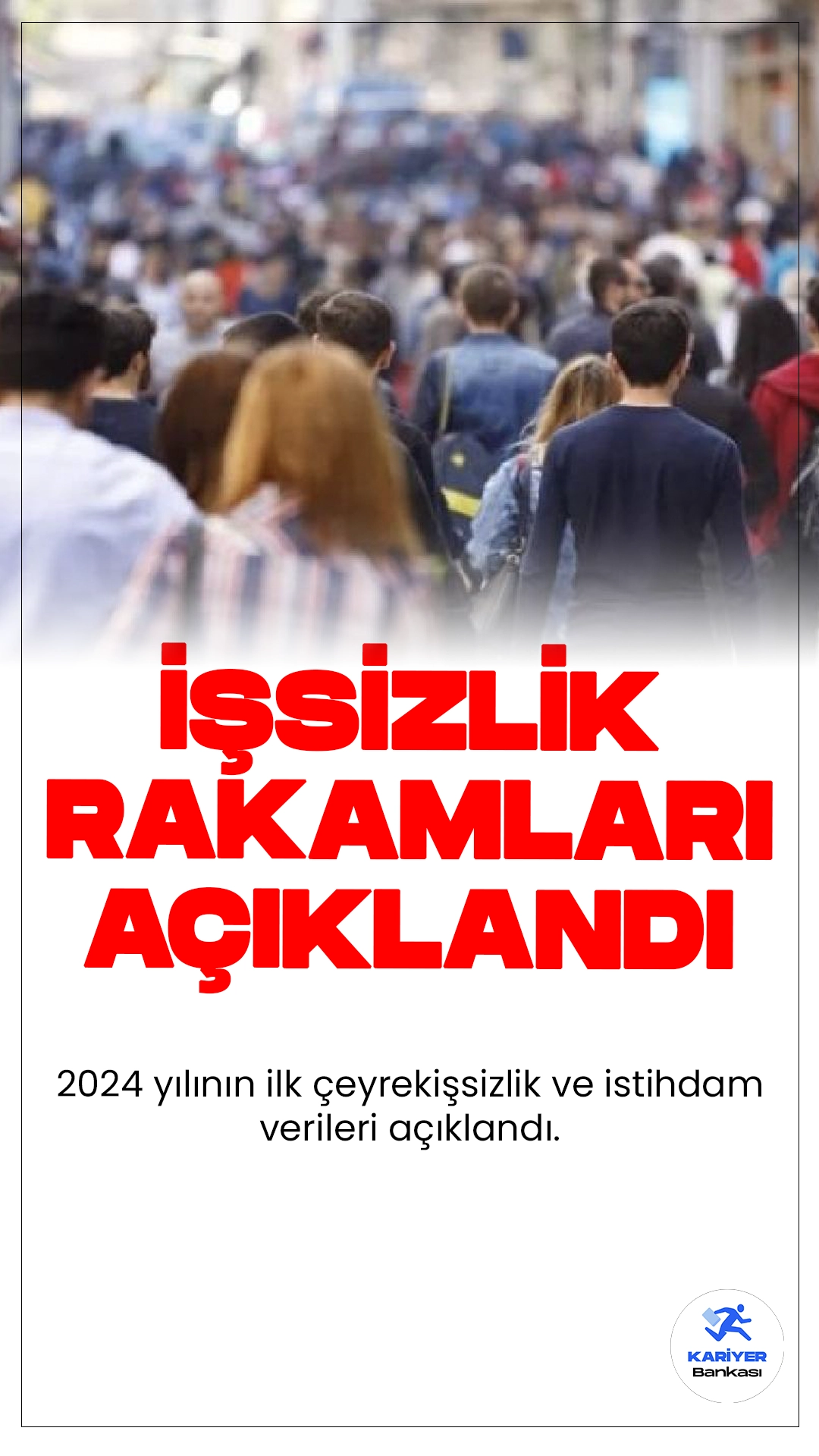 2024 Yılının İlk Çeyrek İşsizlik ve İstihdam Verileri Açıklandı.2024 yılının ilk çeyreğinde Türkiye'deki işsizlik oranı, bir önceki çeyreğe göre 0,1 puanlık bir azalış göstererek yüzde 8,7 seviyesine indi. Aynı dönemde, işsiz sayısı 3 milyon 105 bin kişi olarak kaydedildi.