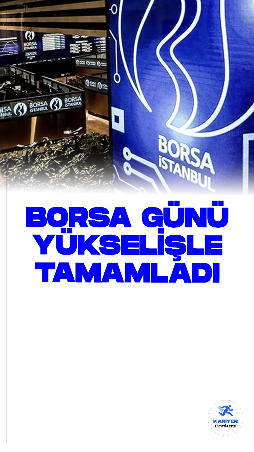 Borsa İstanbul Yükselişle Günü Tamamladı.Borsa İstanbul'da BIST 100 endeksi, günü yüzde 0,19 değer kazanarak 10.677,49 puandan tamamladı. Bu yükseliş, yatırımcıların piyasalara olan güvenini yansıttı.q