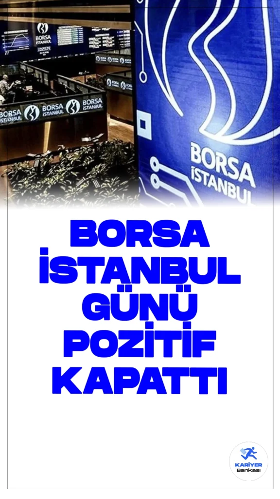 Borsa İstanbul'da Pozitif Kapanış: BIST 100 Yükselişle Tamamladı.Borsa İstanbul'da BIST 100 endeksi, günü yüzde 0,20 değer kazanarak 10.268,58 puandan tamamladı. Gün içerisinde, önceki kapanışa göre 20,83 puan artış kaydedildi. Bu artışla birlikte, toplam işlem hacmi de 95 milyar lira seviyesine ulaştı.