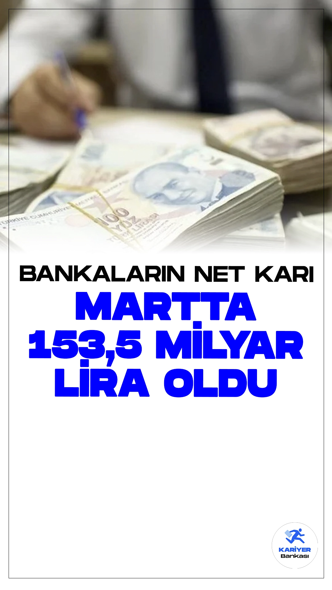 Bankaların Mart Ayındaki Net Karı Rekor Seviyeye Ulaştı: 153,5 Milyar Lira.Bankacılık sektörünün Mart ayındaki performansı dikkat çekiyor. Bankaların net karı, Mart 2024 döneminde 153,5 milyar lira olarak gerçekleşti.