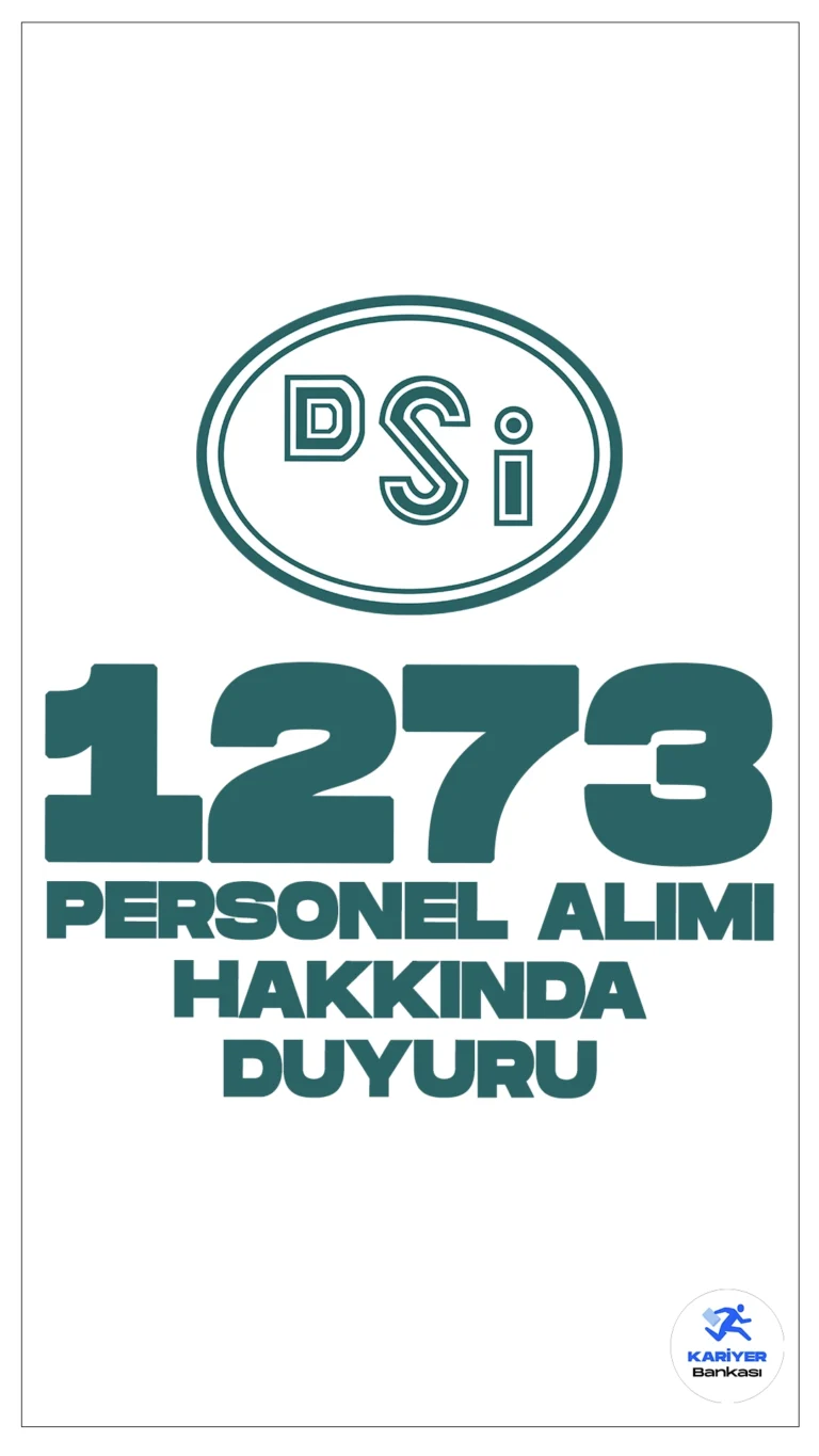 DSİ 1273 Personel Alımı 4.Yedek Adayları Hakkında Duyuru Geldi. Devlet Su İşleri Genel Müdürlüğü (DSİ) sayfasından yayımlanan duyuruda, DSİ merkez ve taşra teşkilatına istihdam edilmek üzere mühendis, büro personeli, destek personeli (Temizlik)  ve koruma ve güvenlik görevlisi sözleşmeli pozisyonlara yedek olarak yerleşen adayların aşağıda yer alan atamaya esas evraklarını 15 Mayıs 2024  tarihi mesai bitimine kadar teslim etmeleri gerektiği aktarıldı.