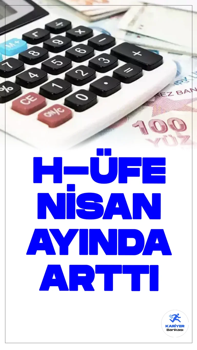 Hizmet Üretici Fiyat Endeksi Nisan Ayında Arttı.Hizmet Üretici Fiyat Endeksi (H-ÜFE), Nisan ayında aylık bazda %4,84, yıllık bazda ise %87,09 artış gösterdi.