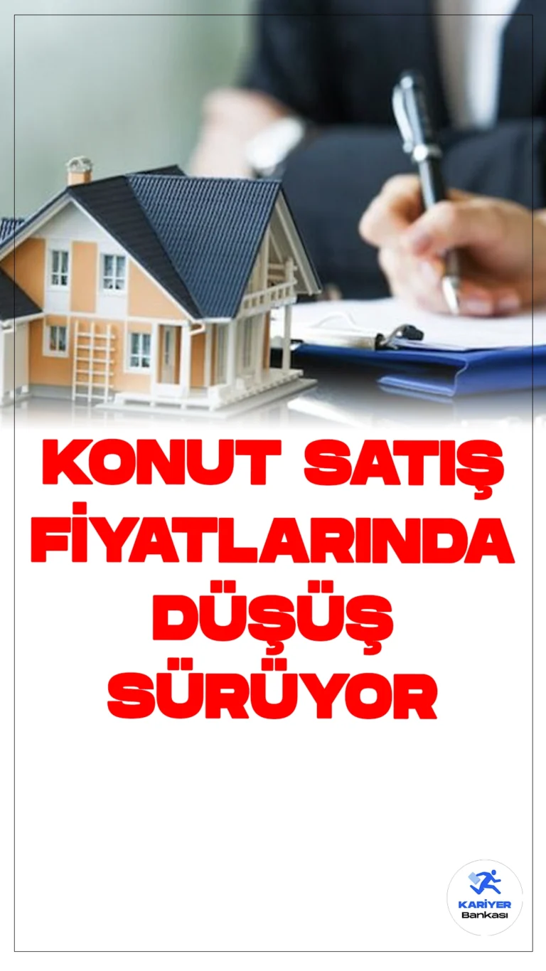 Konut Satış Fiyatlarındaki Düşüş Sürüyor.Konut fiyatlarındaki artış enflasyonun altında kalmaya devam ederken, başta Türkiye Cumhuriyet Merkez Bankası (TCMB) Konut Fiyat Endeksi (KFE) olmak üzere sektördeki önemli araştırmalar, fiyatlardaki reel düşüşün yüzde 16'yı aştığını gösteriyor.