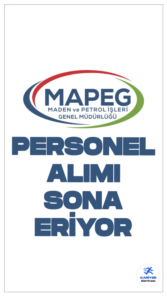 Enerji Bakanlığı MAPEG 10 Personel Alımında Son Saatler.Resmi Gazete'de yayımlanan duyuruya göre, MAPEG'e büro personeli, koruma ve güvenlik görevlisi pozisyonları için sözleşmeli personel alımı yapılacak.Başvurular bugün span eriyor. Başvuru yapacak adayların genel şartların yanı sıra, özel şartları da sağlaması gerekmektedir..